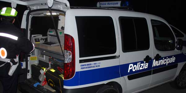 Ingorgo sonoro, notte di controlli per la Polizia locale e Carabinieri