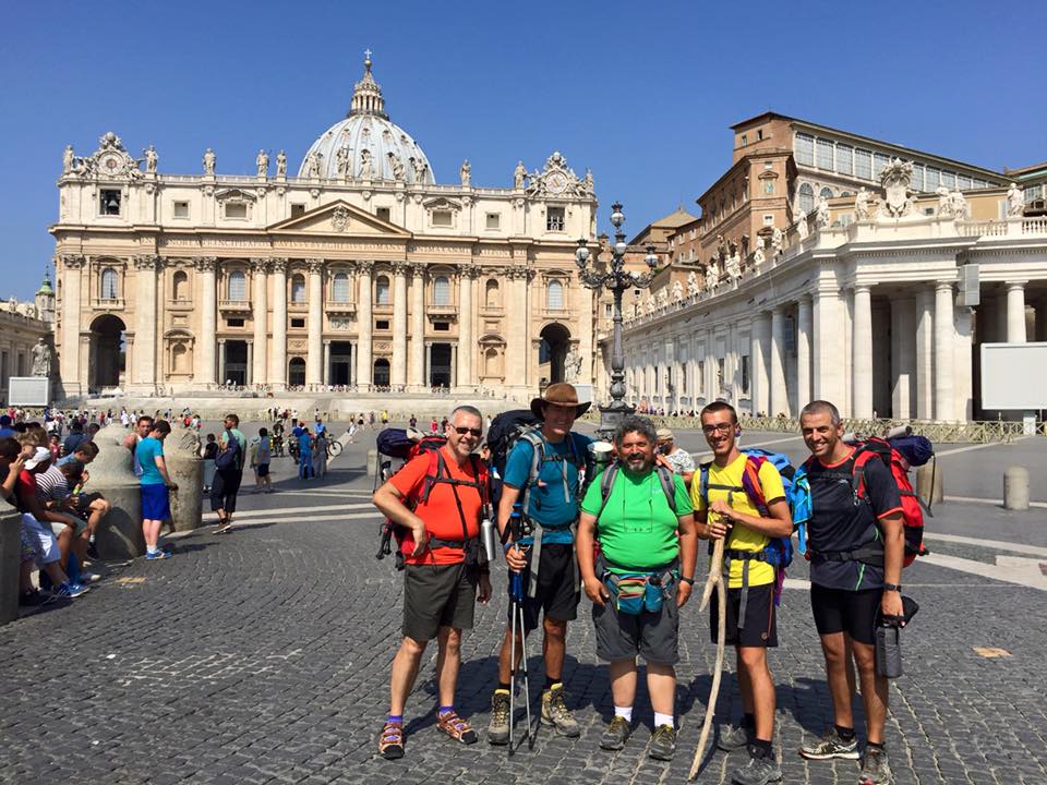 Via Francigena, l'arrivo a Roma