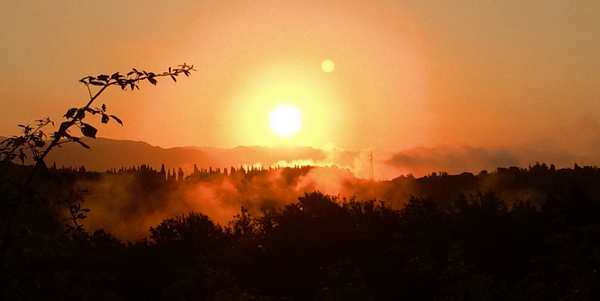Alba a Bilancino, buongiorno Mugello