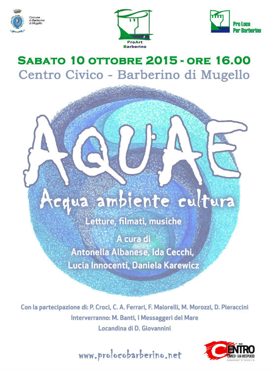 Acquae. L’acqua protagonista di un evento a Barberino