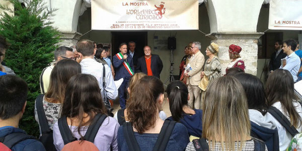 Lucca. Mostra celebrativa per i 500 anni del poema L' Orlando Furioso.