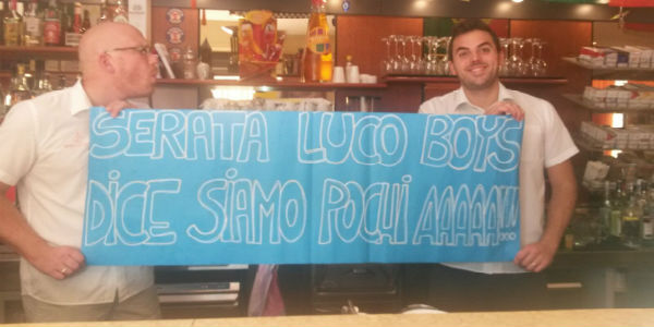 A cena con i Luco Boys. Le foto della serata