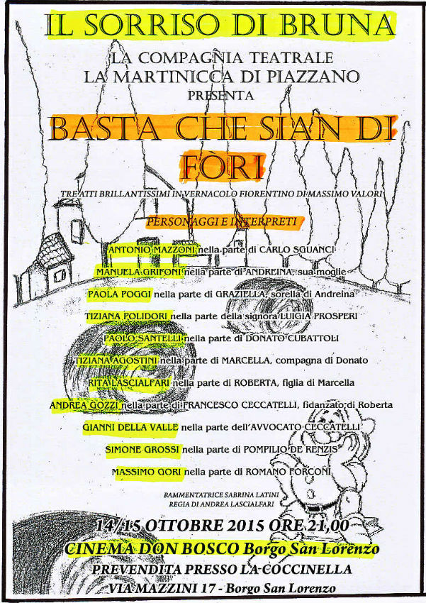 La Martinicca. Nuove date per Il Sorriso di Bruna