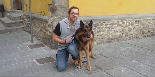 Lieto fine per Lupo. Nuova famiglia per il cane che commosso il Mugello