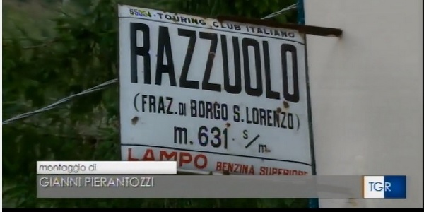 Razzuolo al Tg3 per le cassette della posta. Video
