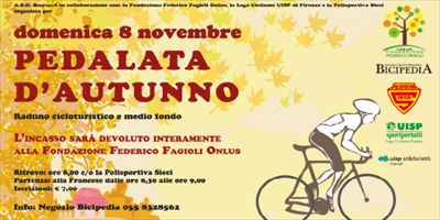 Pedalata d'autunno. Video e cronaca 'mugellana'