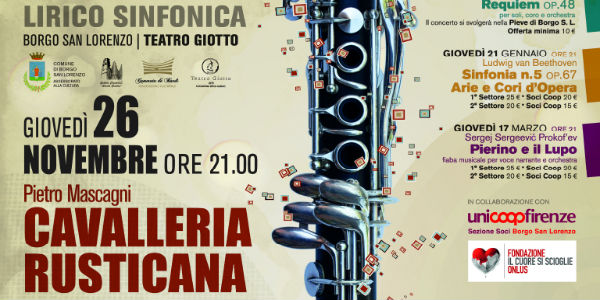 Cavalleria Rusticana. Domani guida all'ascolto, e giovedì spettacolo