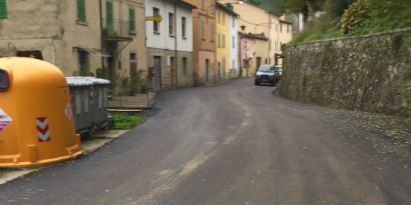 Marradi: nuovo asfalto nelle frazioni di Lutirano, Popolano e Sant’Adriano