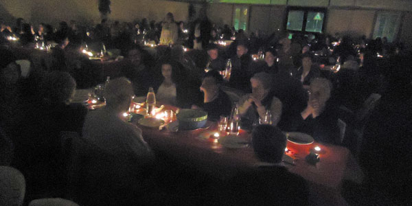 Candele per la Francia anche al Foro Boario