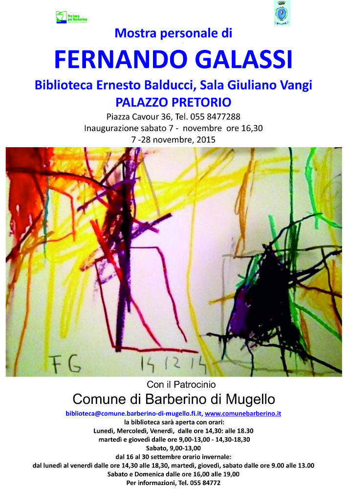 Mostra di Fernando Galassi a Barberino