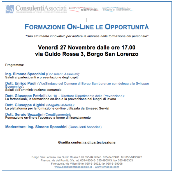 Le opportunità del Web per la formazione dei lavoratori