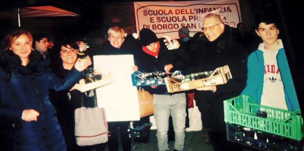 Gli auguri del Chicchessia, con le piantine. Foto