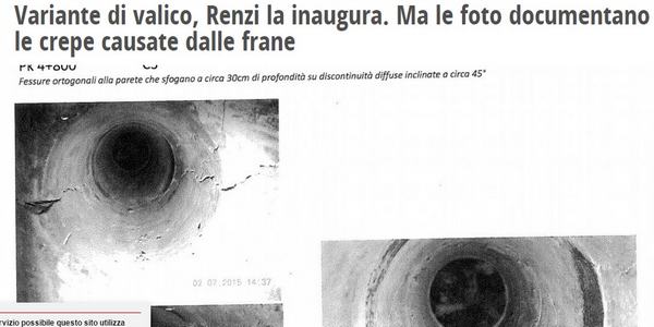 Crepe in galleria. Una 'variante' di polemiche