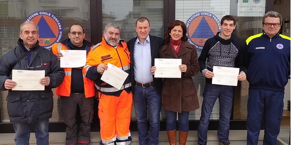 Volontari. Consegnati gli attestati dalla Protezione Civile