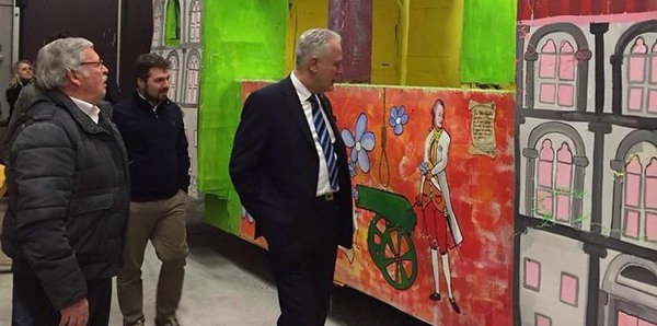 Giani a Dicomano. I suoi complimenti al Carnevale e ai volontari