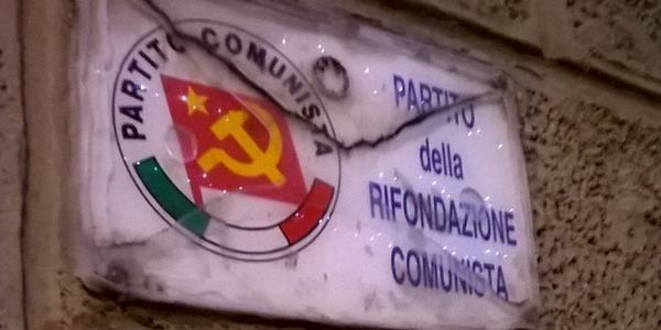 Scomparsa la targa della sezione Prc di Barberino. Atto vandalico?