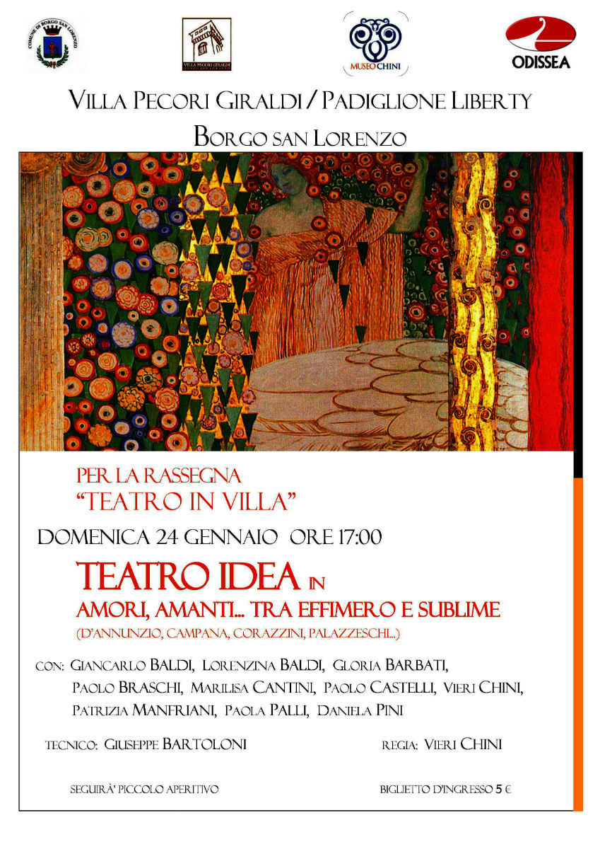 Amori e amanti. Domenica Teatro Idea a Villa Pecori