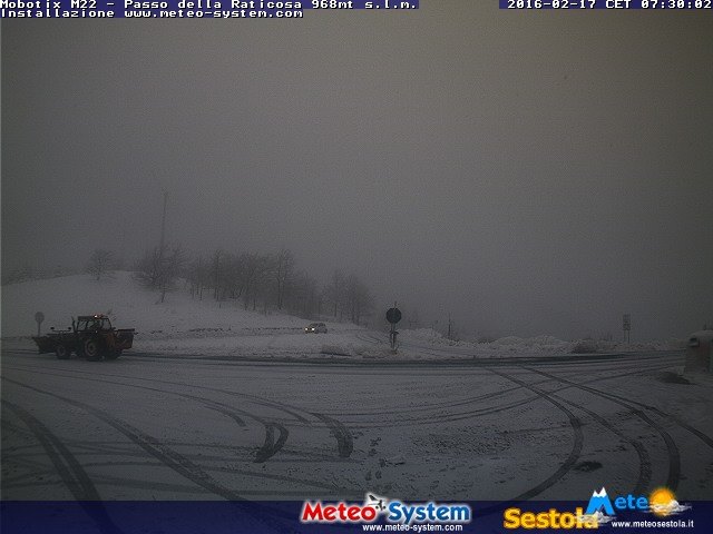 Alto Mugello. Foto della nevicata