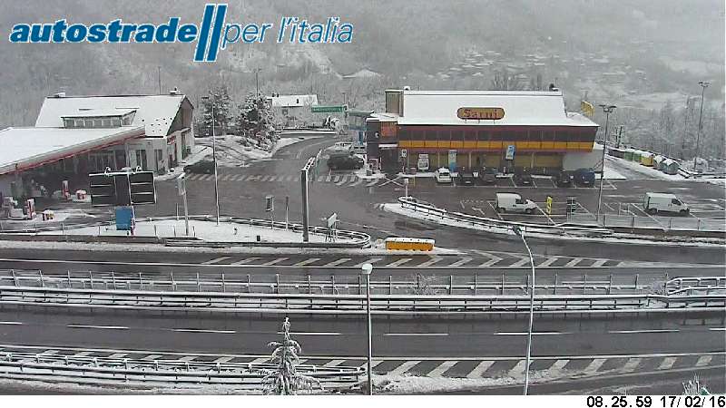 Alto Mugello. Foto della nevicata