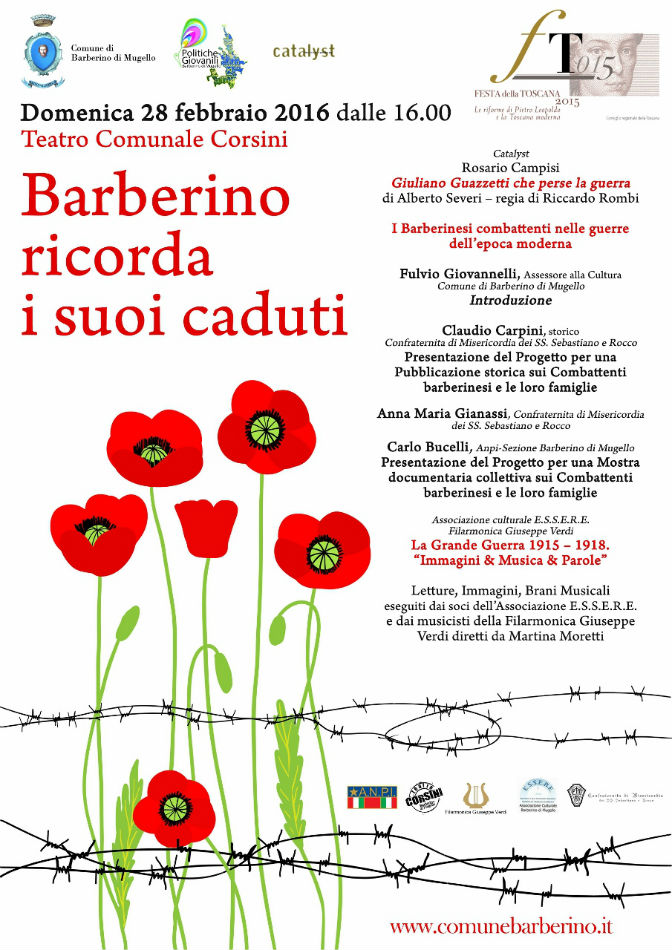 Barberino ricorda i suoi caduti al Teatro Corsini
