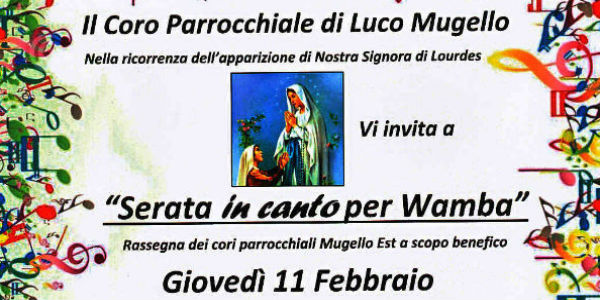 Dieci corali in San Francesco per la missione Wamba