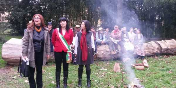 Ragazzi attori a Villa Pecori, la foto del giorno