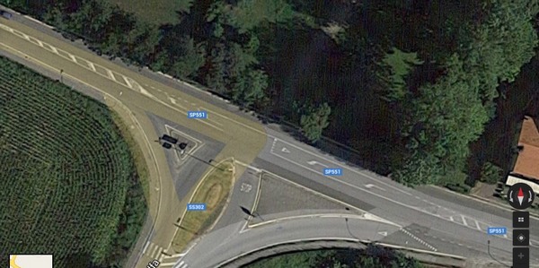 Incidente su Via Caiani a Borgo San Lorenzo