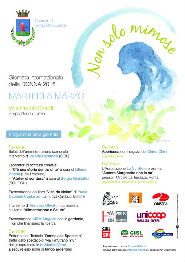 Borgo. Non solo mimose per la festa della Donna