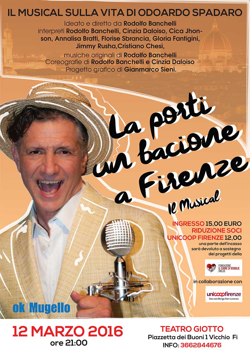 La porti un bacione a Firenze. Il Musical con Rodolfo Banchelli