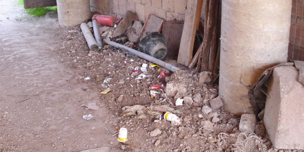 Degrado al cantiere comunale? Foto del giorno