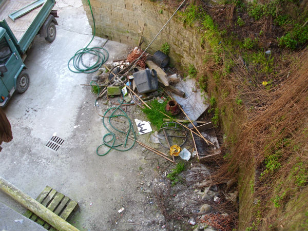 Degrado al cantiere comunale? Foto del giorno