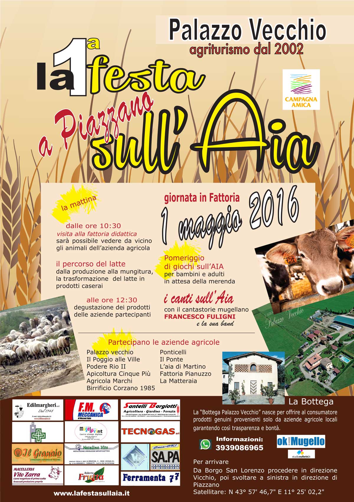 La Festa sull'Aia. La prima edizione a Piazzano