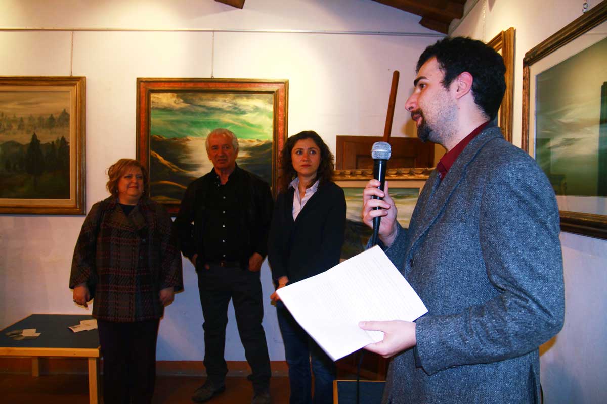 Inaugurata a Vespigano la retrospettiva di Tonino D’Orio