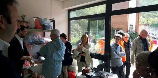 Faltona. Cittadini in visita all'impianto, con sindaco e assessori. Le foto