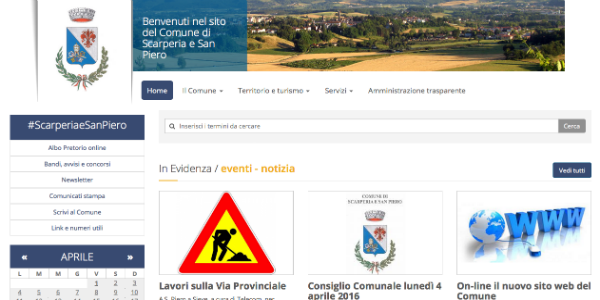 Scarperia San Piero. On line il nuovo sito internet