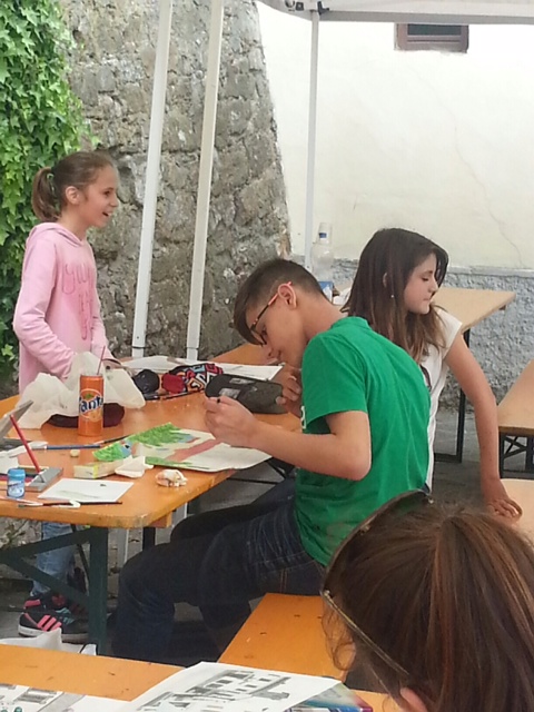 Ragazzi mugellani protagonisti di Estemporanea. Le foto