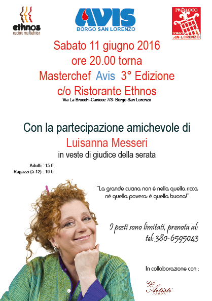 Masterchef Avis 2016. Info