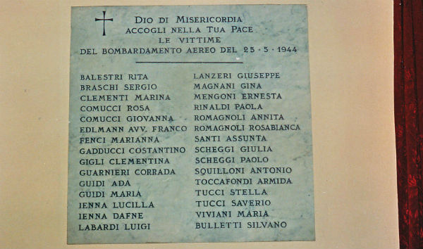 Commemorato il bombardamento di Ronta di Mugello