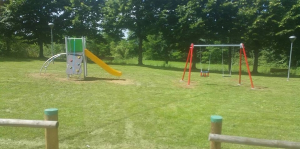 Nuovi giochi a Grezzano. Foto del Giorno