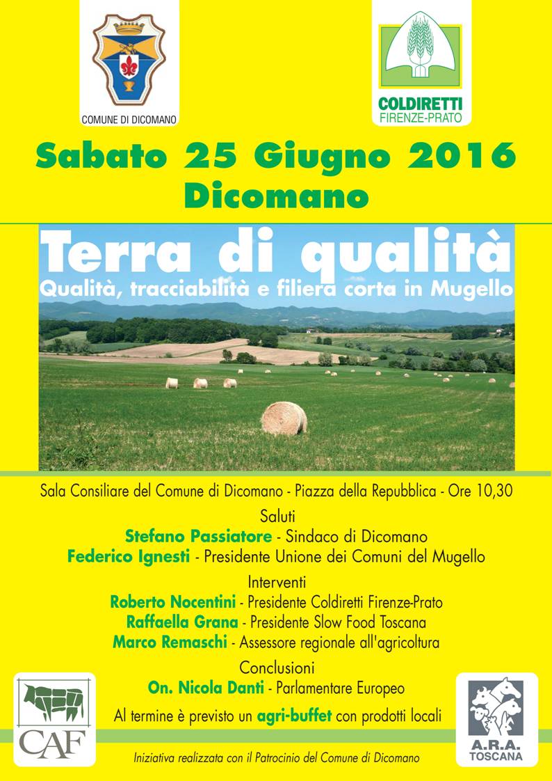 Dicomano. Un convegno sulle produzioni tipiche del Mugello