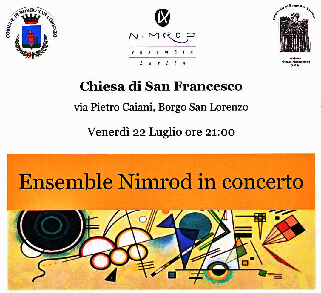 Ensemble Nimrod in concerto in San Francesco