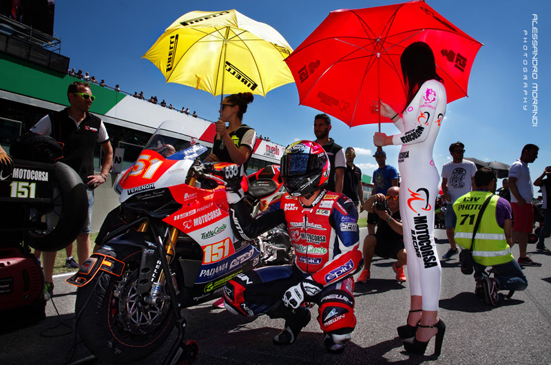 CIV Mugello Luglio 2016 e - Superbike #151 Matteo Baiocco