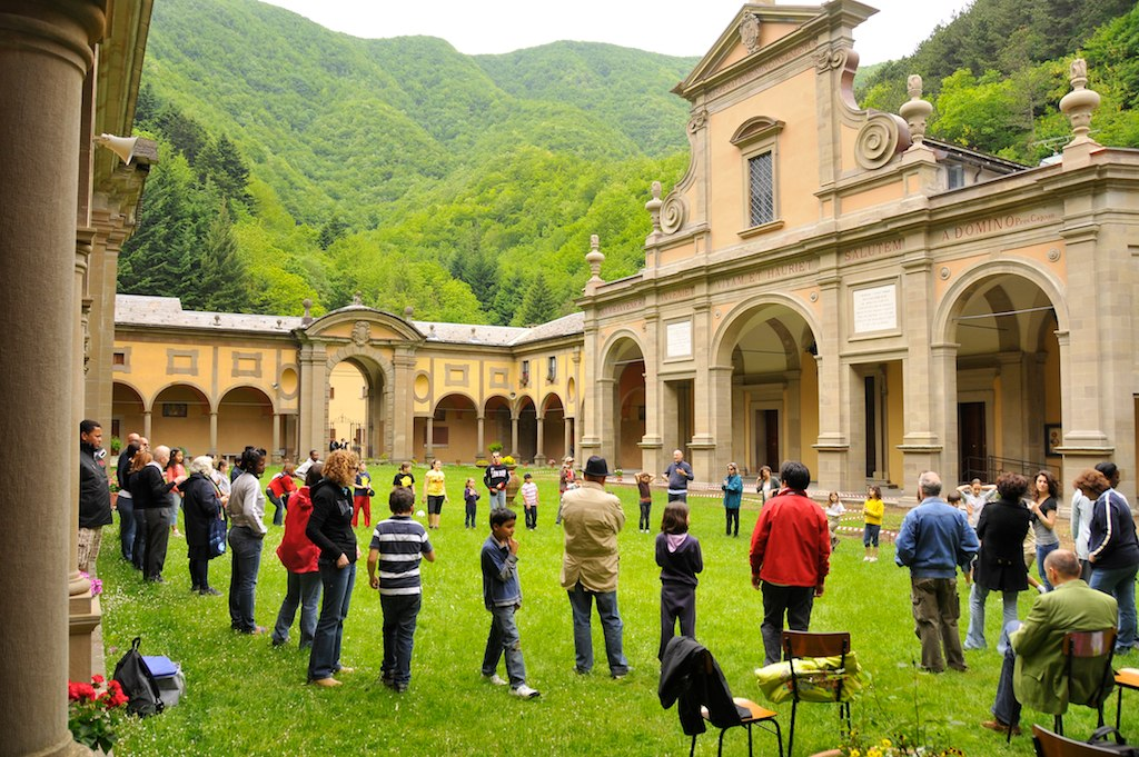 Gli alpini al santuario della Madonna di Boccadirio