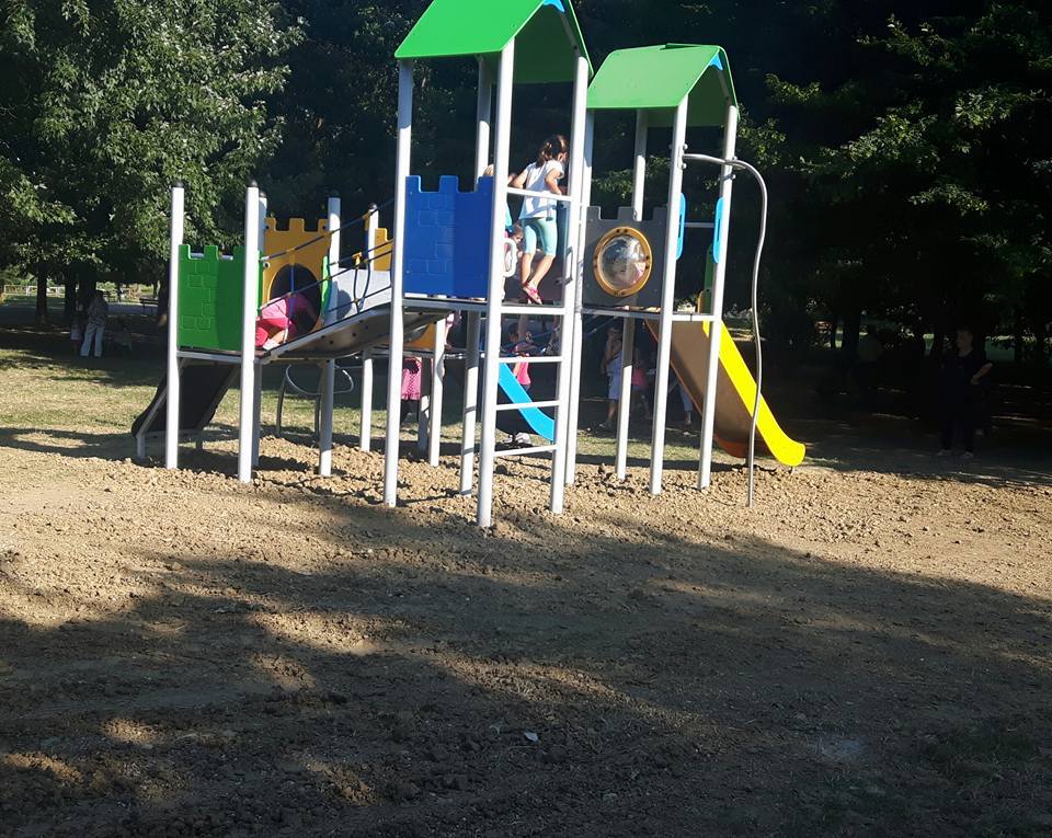 Nuovi giochi al Parco della Misericordia