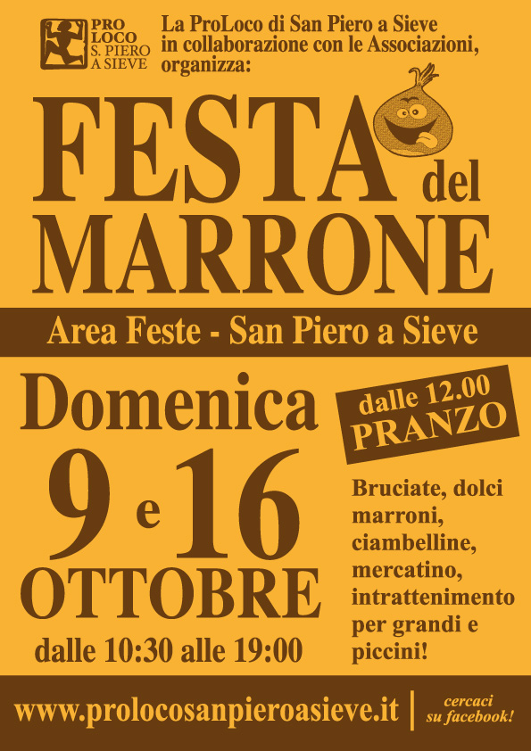 San Piero a Sieve. Festa del Marrone e dei Prodotti Tipici