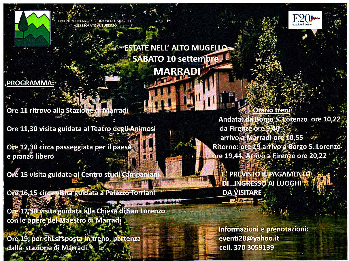 Passeggiata nella storia di Marradi con l’associazione E20