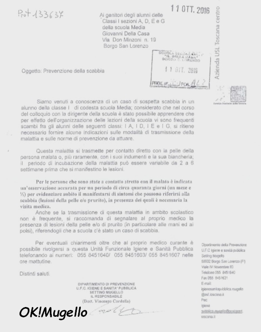 Scabbia anche alla primaria di Borgo. Apprensione tra i genitori. Può essere allarme?