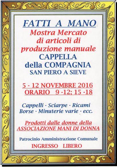 Mani di Donna. A San Piero l'artigianato è solidale