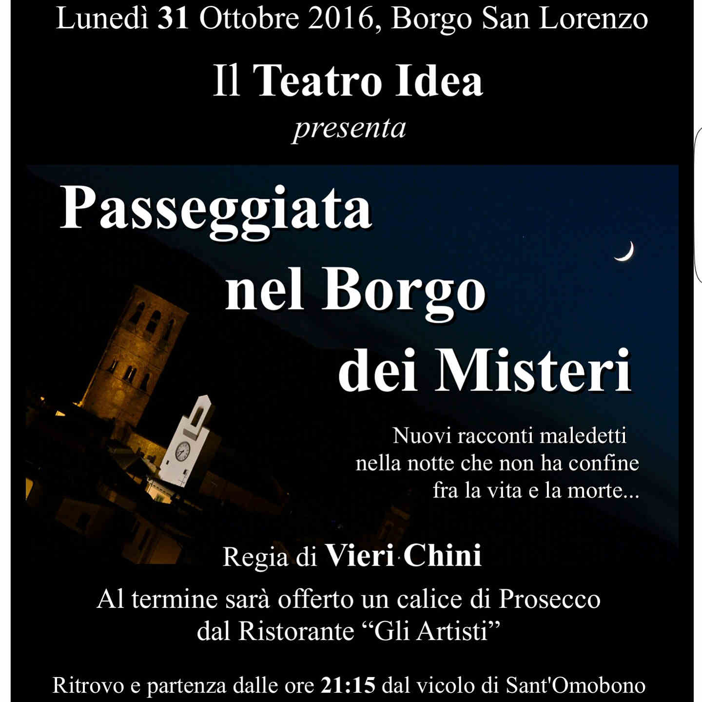 Ritorna la  Passeggiata nel Borgo dei Misteri