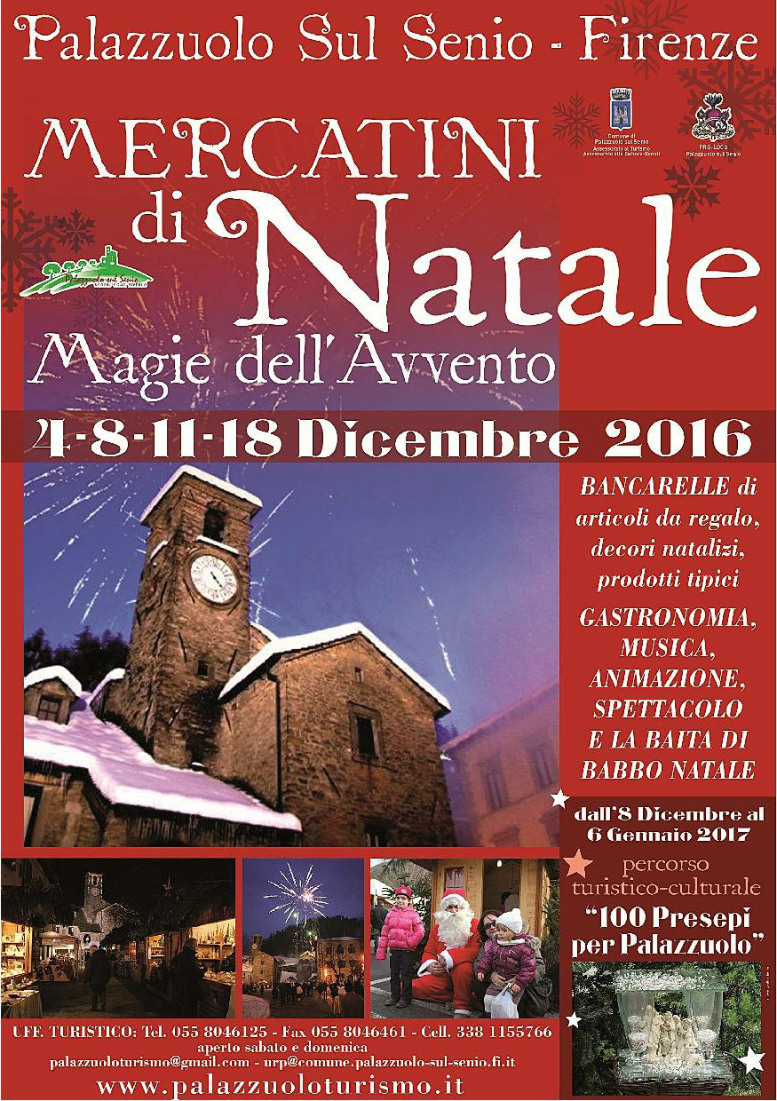 A Palazzuolo, da domenica, arriva la Magia del Natale